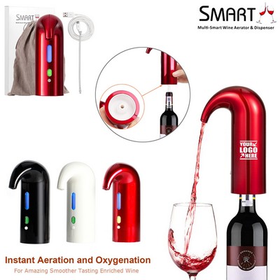 Electric Wine Decanter Aerator And Dispenser